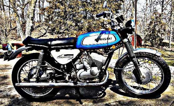 avenger motorbike A4 Photo Print