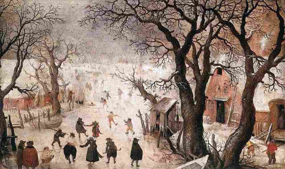 aver Winter Landscape Art A4 Photo Print