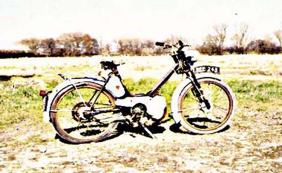 azenave motorbike A4 Photo Print