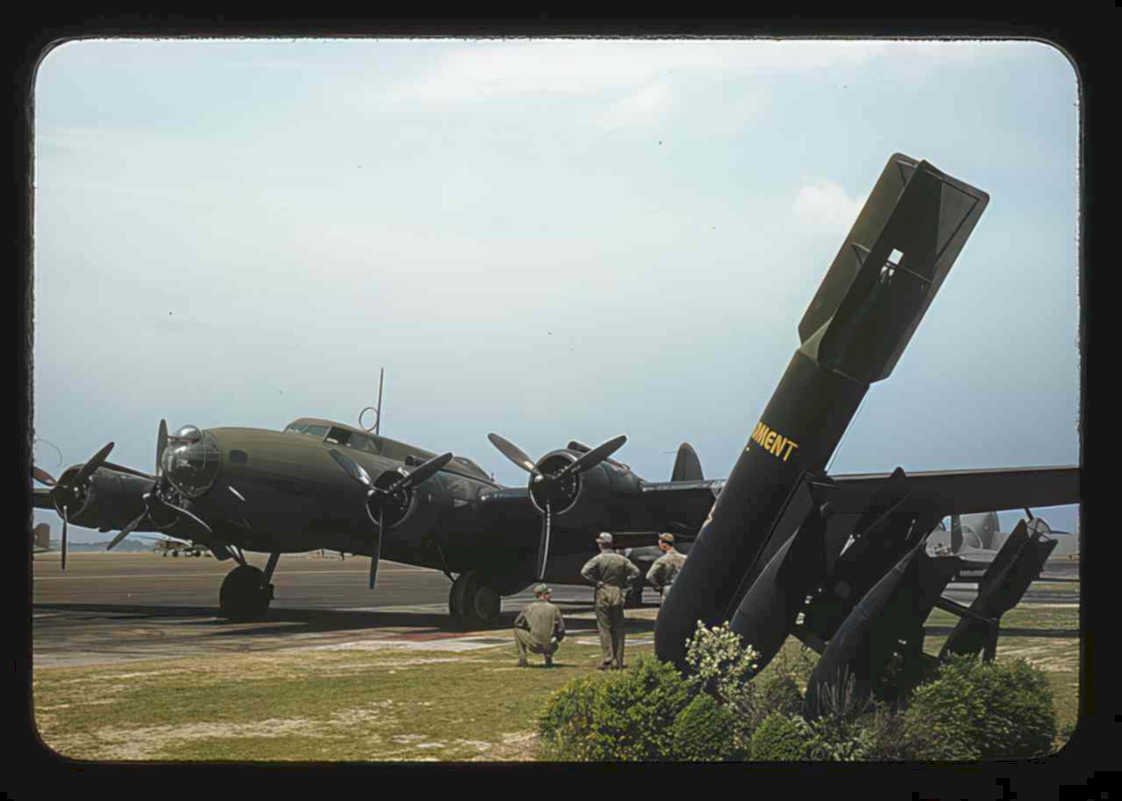 b 26 marauder 3 Vintage world war A4 Photo Print
