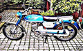 b120 student motorbike A4 Photo Print
