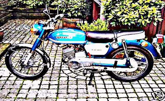 b120 student motorbike A4 Photo Print