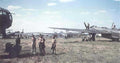 b17 bomber normandy Vintage world war A4 Photo Print