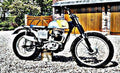 b40 trials motorbike A4 Photo Print