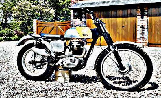 b40 trials motorbike A4 Photo Print