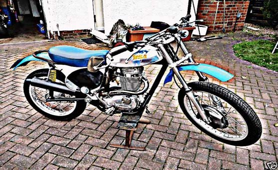 b50 mx motorbike A4 Photo Print