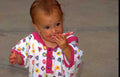 baby candy beach Vintage A4 Photo Print