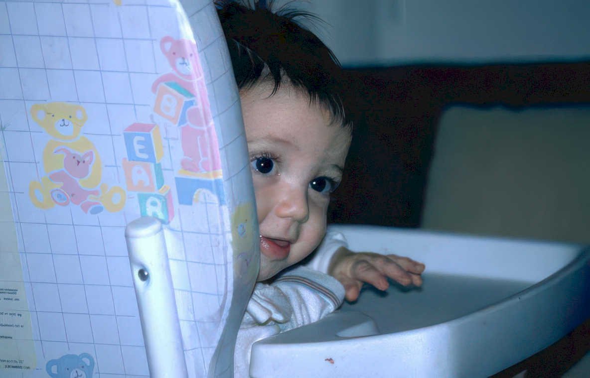 baby food time Vintage A4 Photo Print