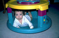 baby playtime activity Vintage A4 Photo Print