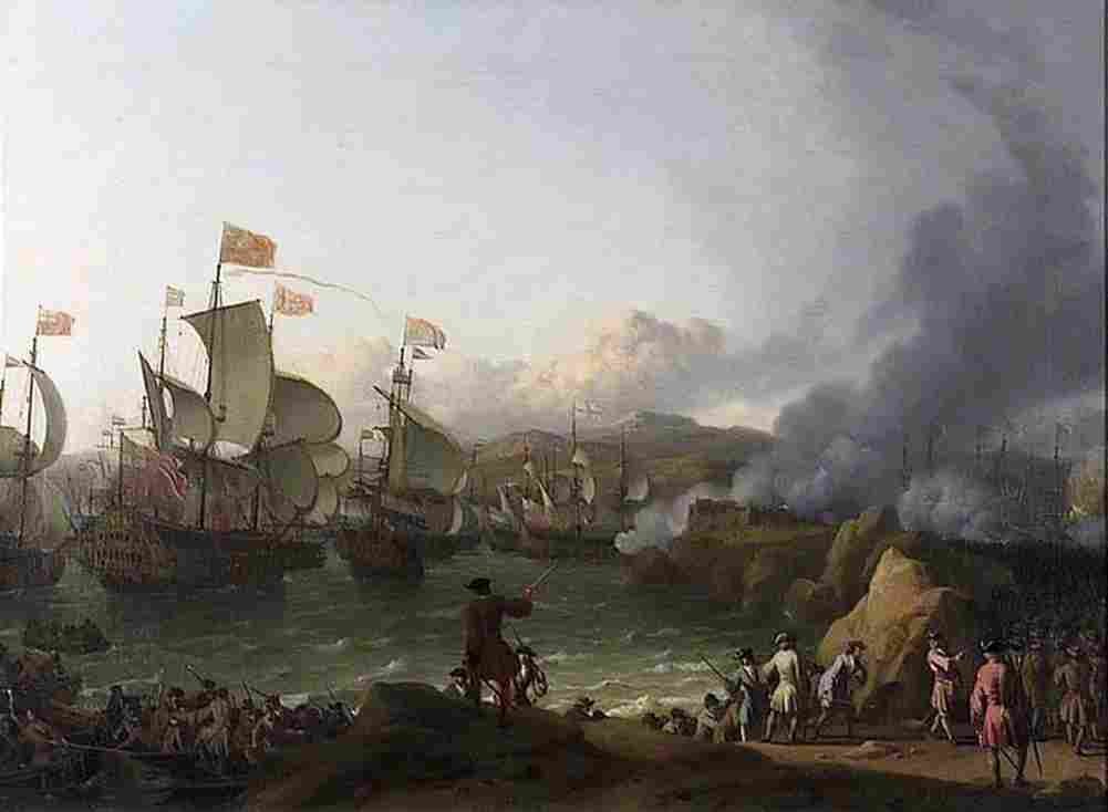 back Battle of Vigo Bay Art A4 Photo Print