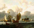 back Dutch Yacht Before the Wind Art A4 Photo Print
