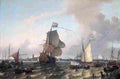 back The frigat Brielle on the Maas off Rotterdam Art A4 Photo Print