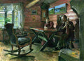 backer The Back Room Art A4 Photo Print