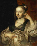 backer jacob porrtrait of a lady Art A4 Photo Print
