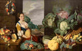 bacon sir nathaniel cook with vegetables and fruits Art A4 Photo Print