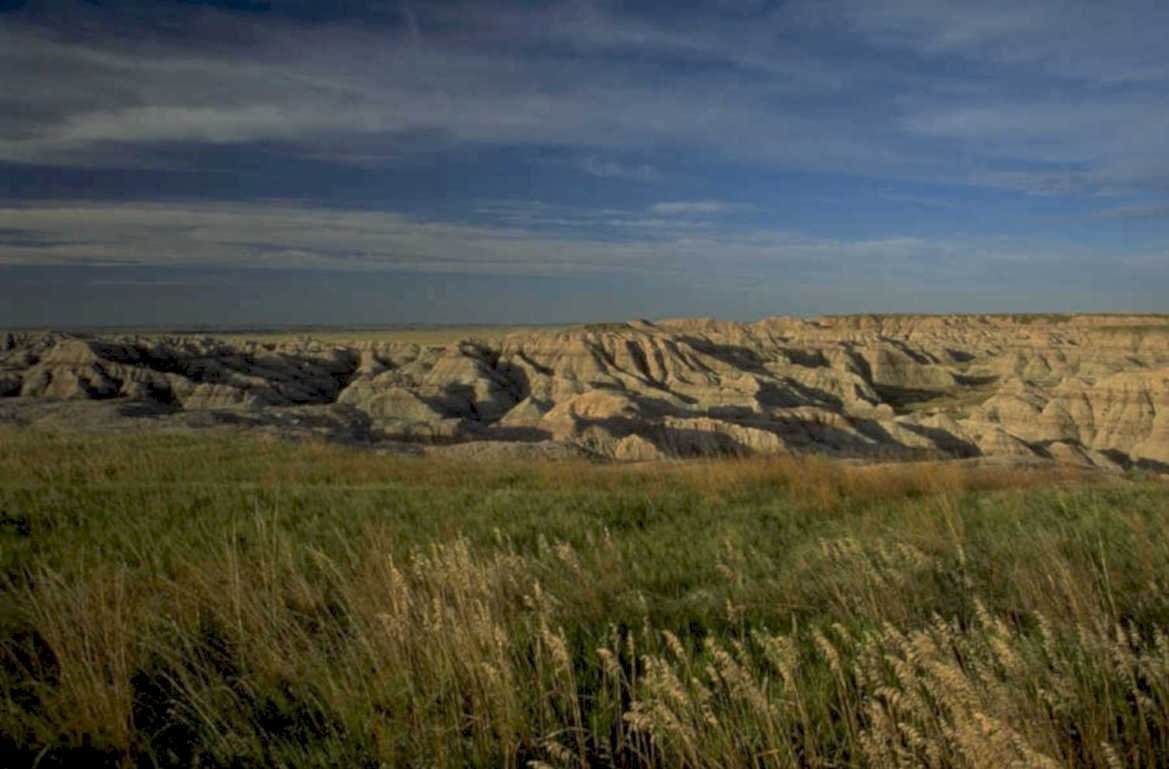 badlands white river 1980s 1990s A4 Photo Print