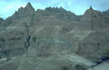 badlands white river Vintage A4 Photo Print