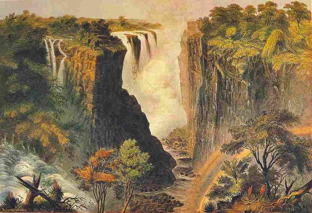 bain Falls from the Western end of the Chasm Art A4 Photo Print