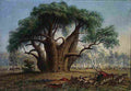 bain Gouty Stem Tree Art A4 Photo Print