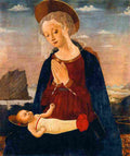 baldovinetti virgin and child Art A4 Photo Print