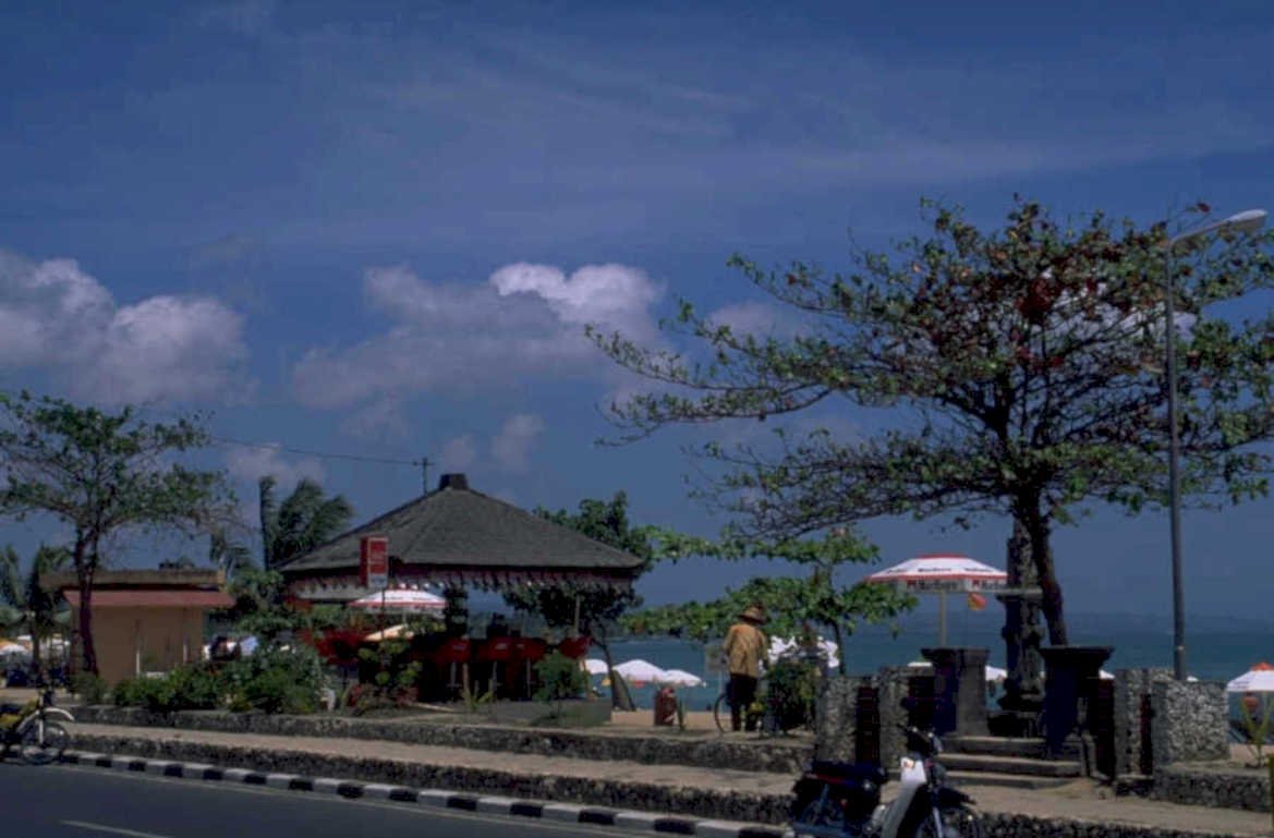 bali beach restaurant 1980s 1990s A4 Photo Print