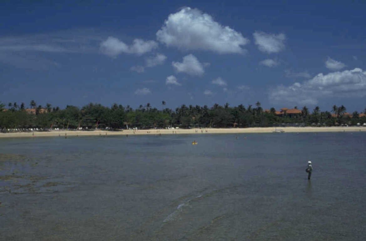 bali beach scene 1980s 1990s A4 Photo Print