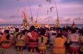 bali ceremony sunset 1980s 1990s A4 Photo Print