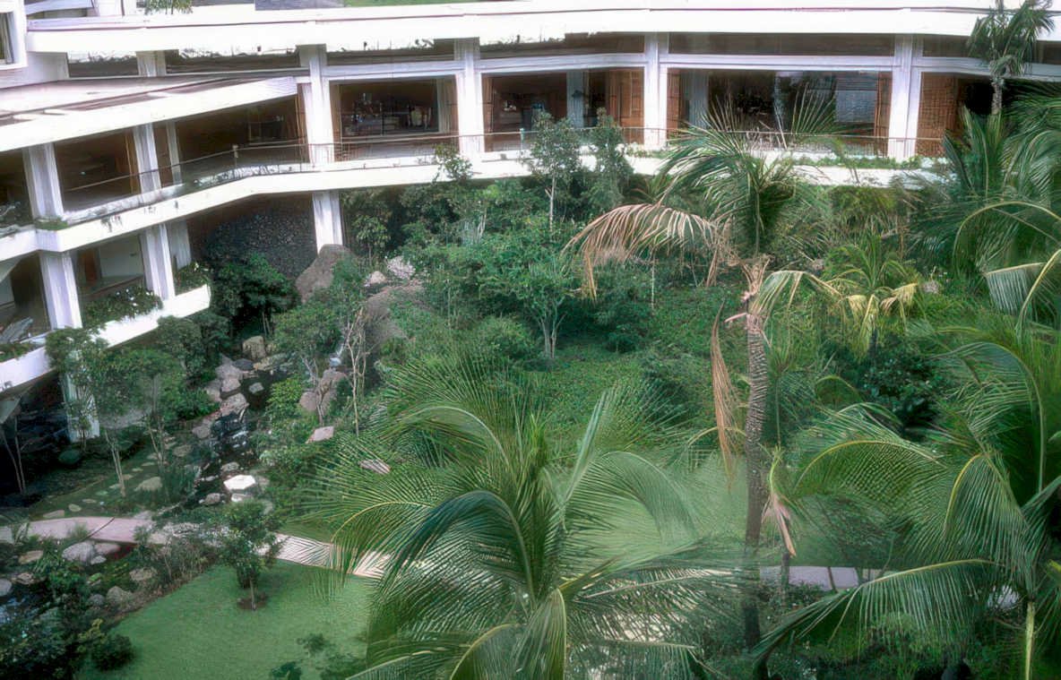 bali garden hotel Vintage A4 Photo Print