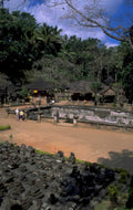 bali temple complex 1980s 1990s A4 Photo Print