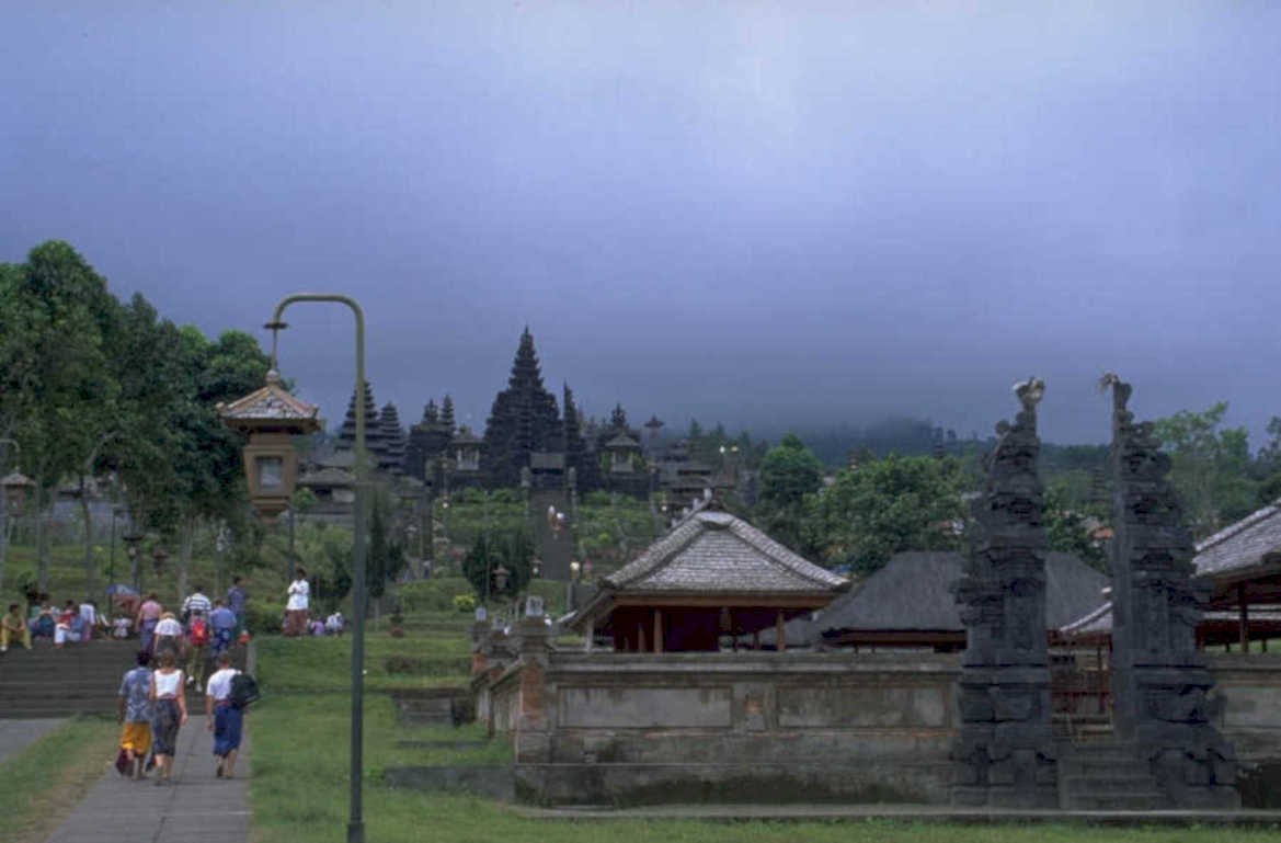 bali temple landscape 1980s 1990s A4 Photo Print