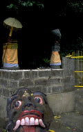 bali temple scene 1980s 1990s A4 Photo Print