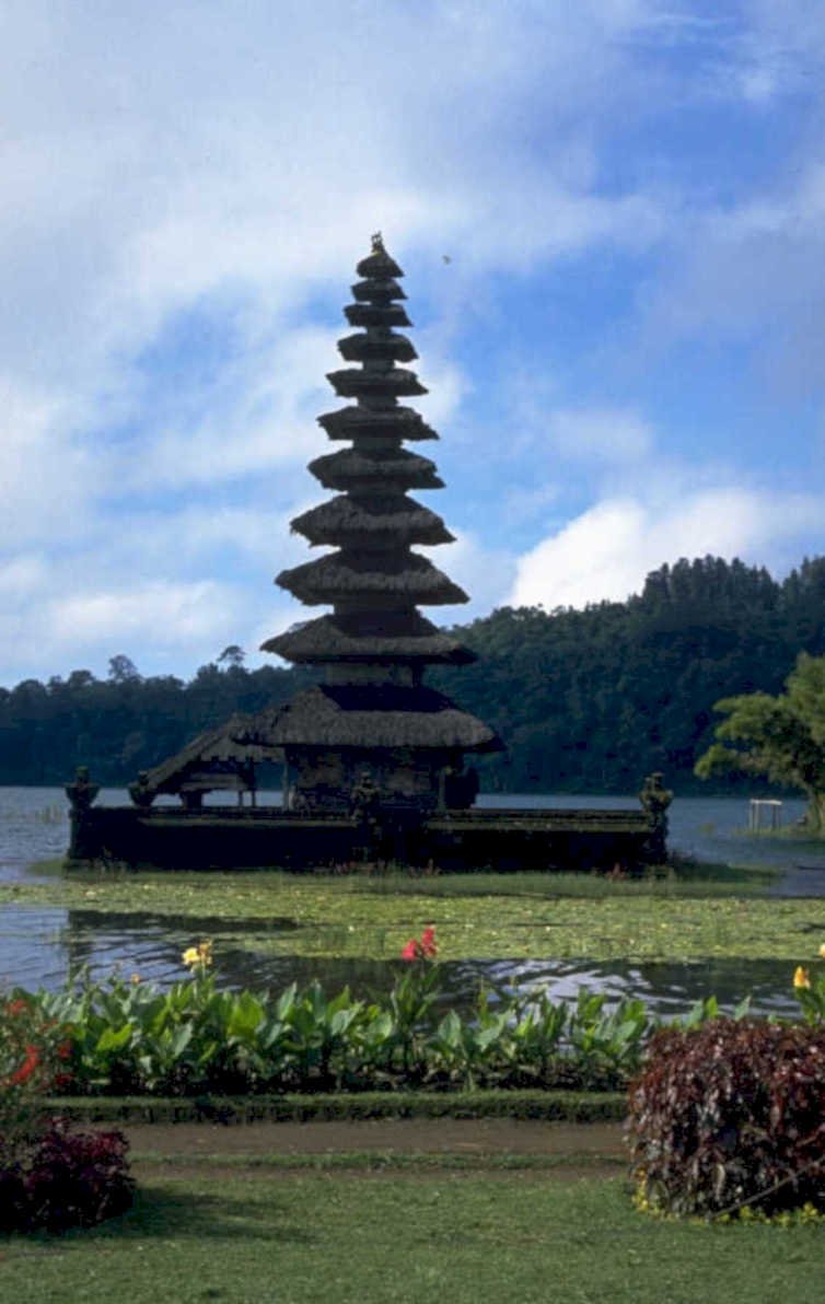 bali ulun danu 1980s 1990s A4 Photo Print