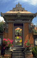 balinese temple orange 1980s 1990s A4 Photo Print