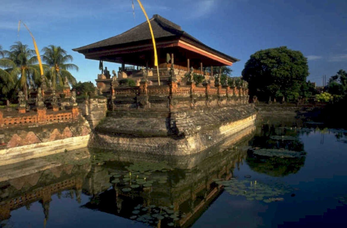 balinese temple reflection 1980s 1990s A4 Photo Print