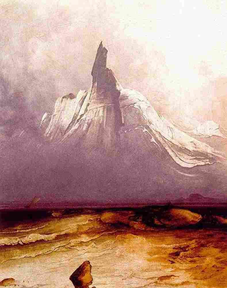 balk Stetind in Fog Art A4 Photo Print