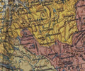 balkan map agjik Vintage world war A4 Photo Print