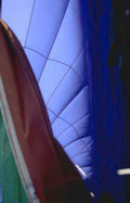 balloon blue red Vintage A4 Photo Print