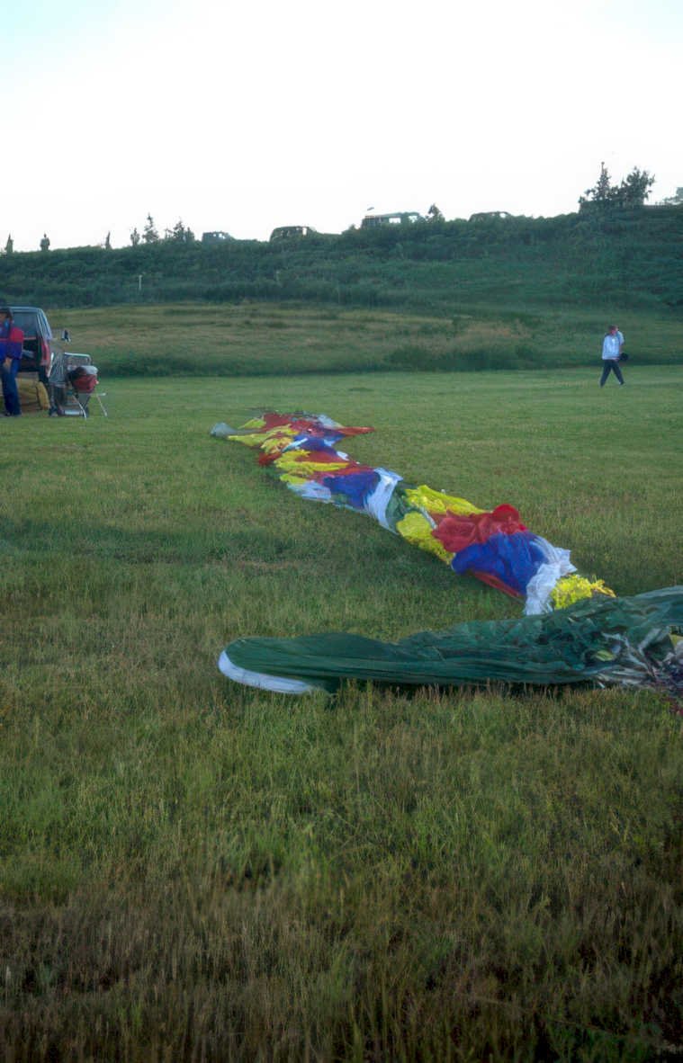 balloon crash field Vintage A4 Photo Print