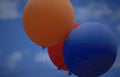 balloons celebration sky Vintage A4 Photo Print