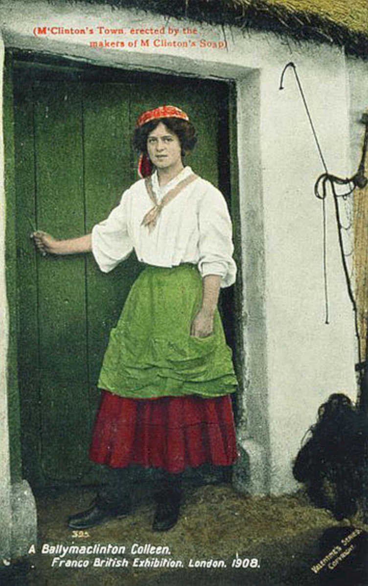 ballymaclintin colleen soapVintage 1880s 1900s A4 Photo Print