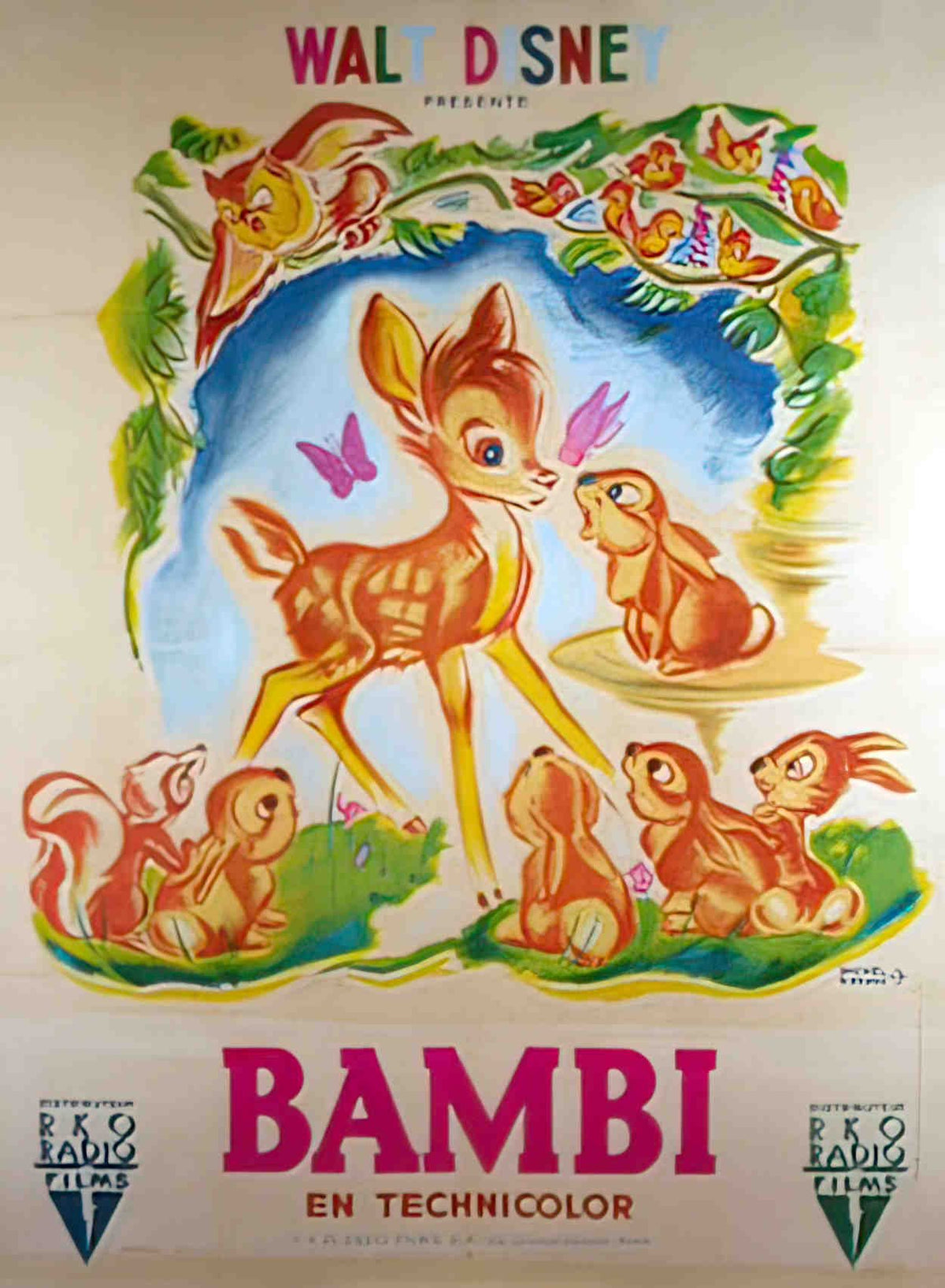 bambi B 3 Advert A4 Photo Print