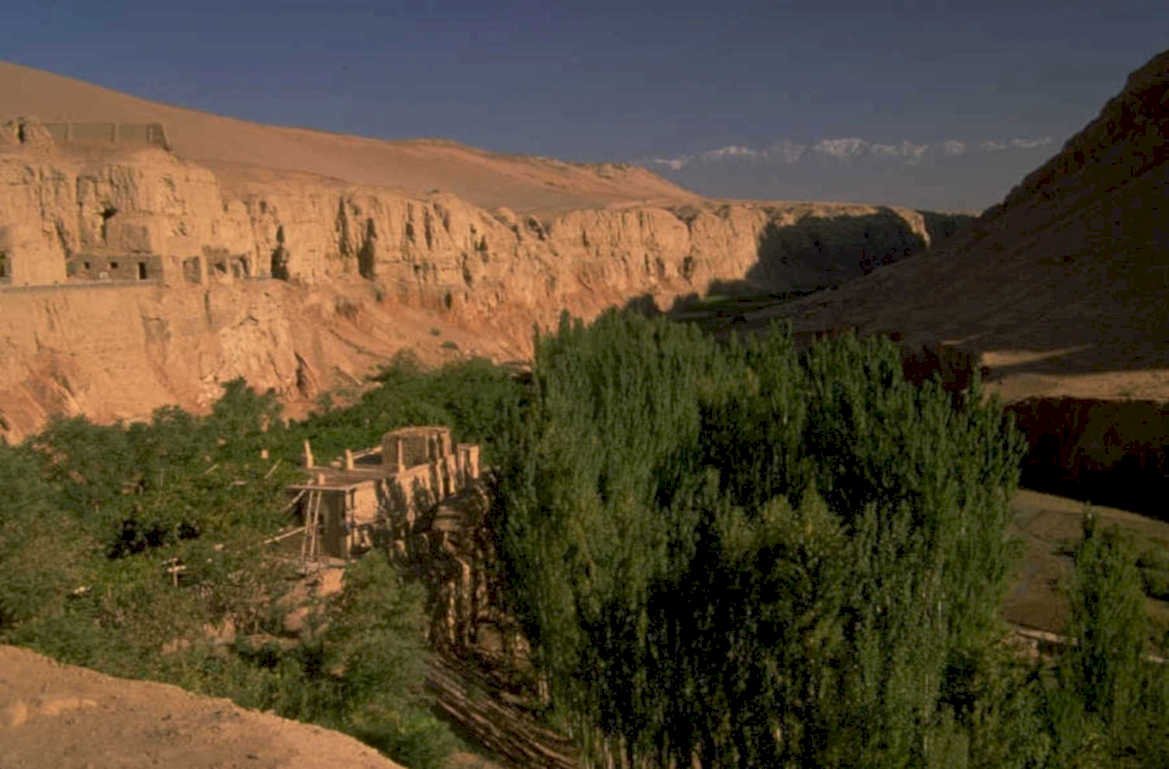 bamiyan valley landscape 1980s 1990s A4 Photo Print