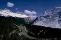 banff mountains road 1980s 1990s A4 Photo Print