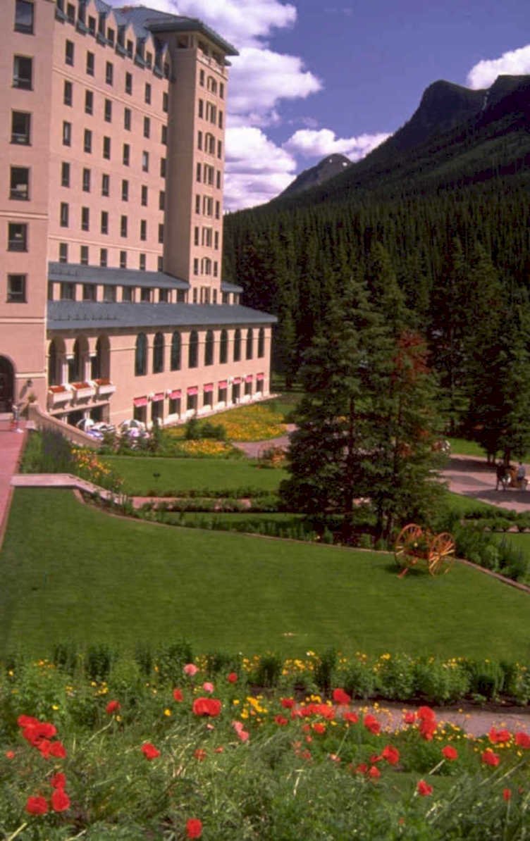 banff springs hotel 1980s 1990s A4 Photo Print