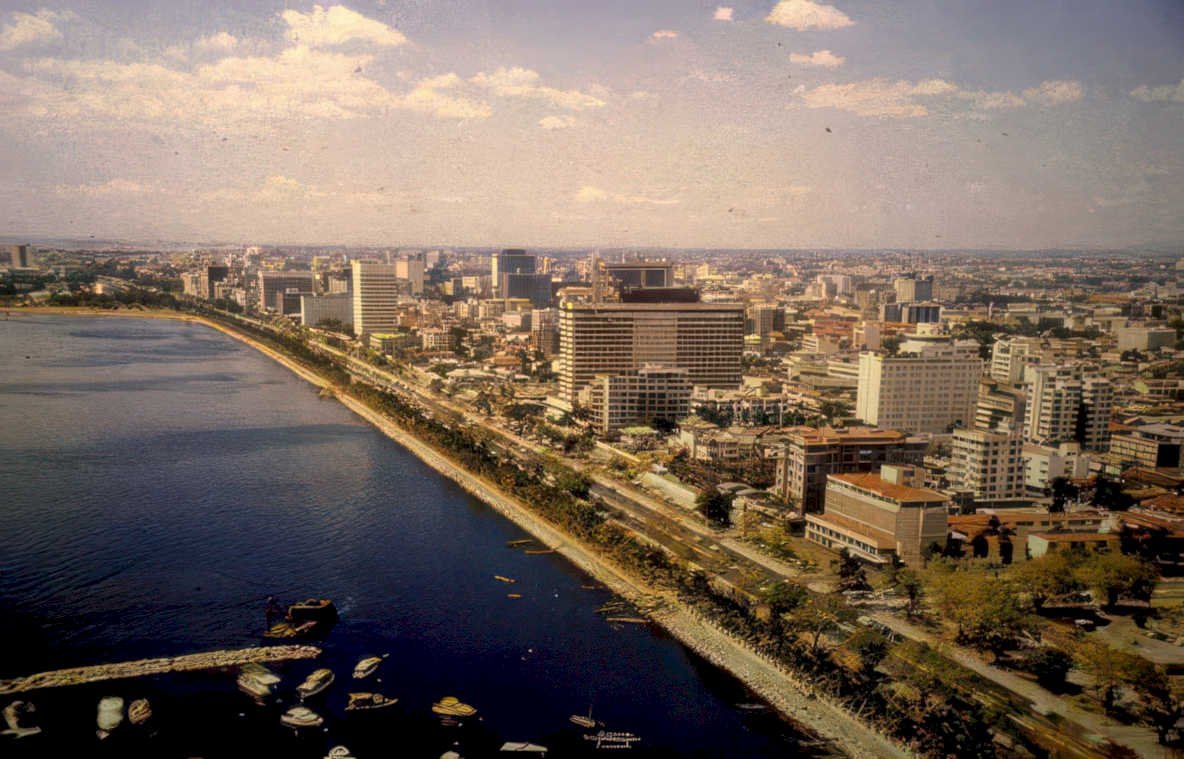 bangkok river city Vintage A4 Photo Print