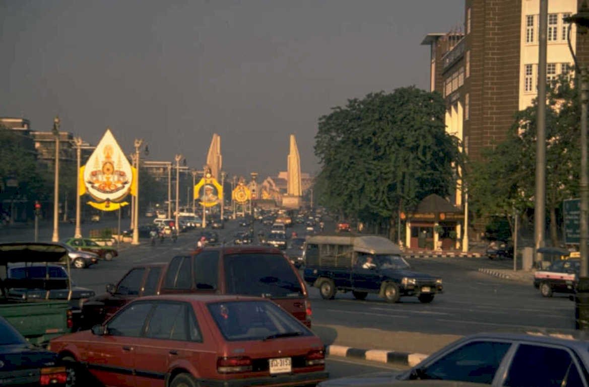 bangkok traffic democracy 1980s 1990s A4 Photo Print