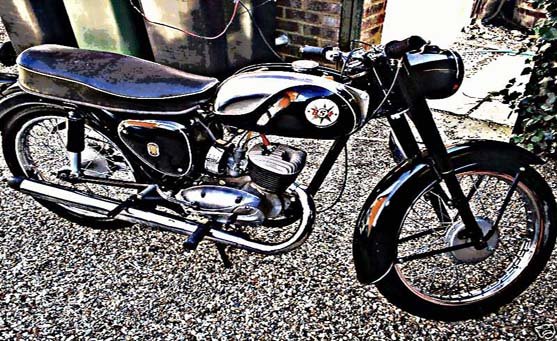 bantam d10 motorbike A4 Photo Print