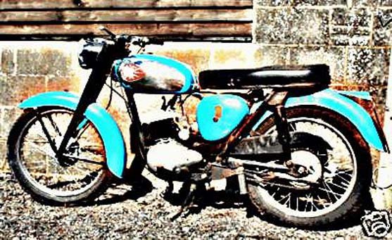 bantam super d7 motorbike A4 Photo Print