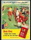 bar none cigarettes h m bateman1950s Advert A4 Photo Print