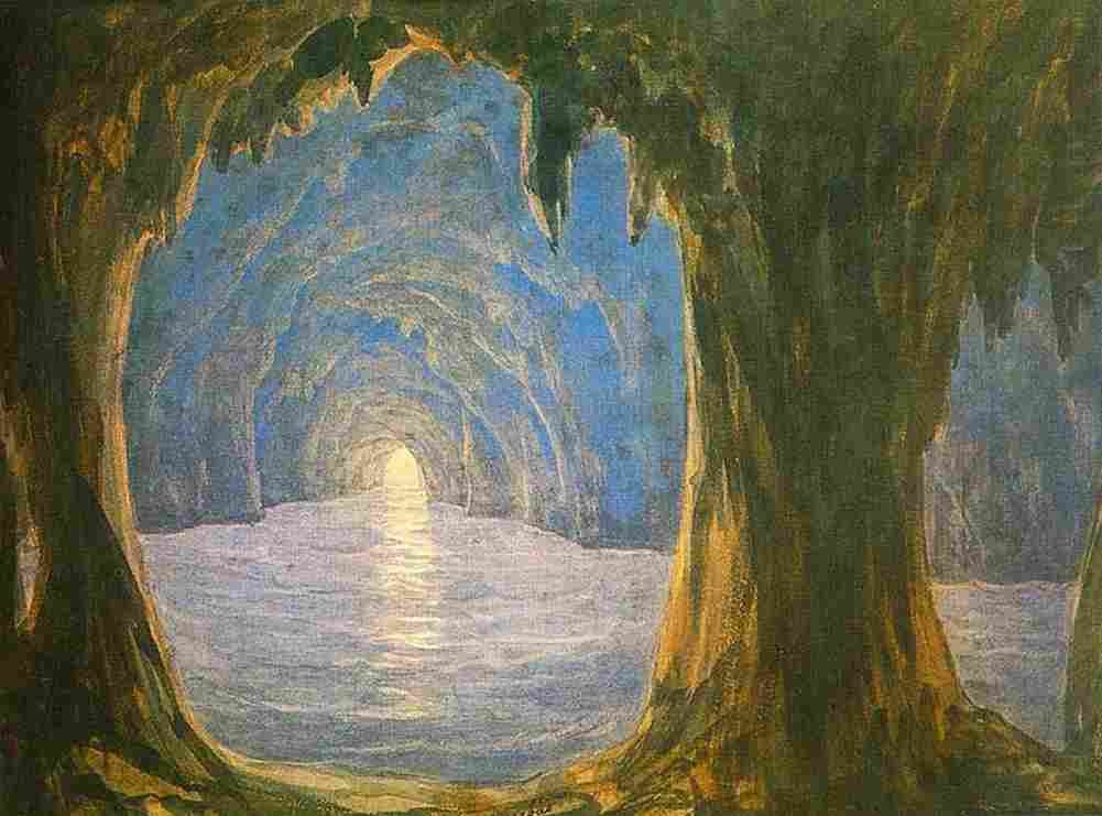 barabas miklos The Blue Grotto Art A4 Photo Print